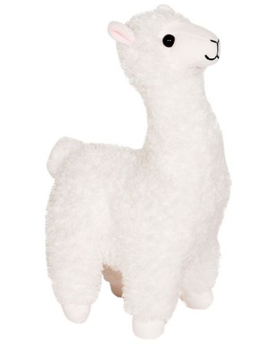 Детска играчка - Плюшена лама, бежов или бял цвят - 2