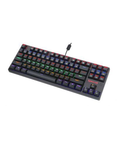 Механична клавиатура Redragon - Daksa K576R-BK, Brown, LED, черна - 2