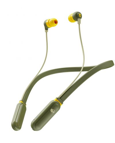 Безжични слушалки с микрофон Skullcandy - Ink'd+, Moss/Olive - 1