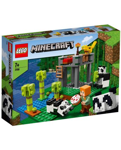 Конструктор LEGO Minecraft - Детска градина за панди (21158) - 1