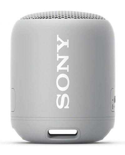 Портативна колонка Sony - SRS-XB12, сива - 1