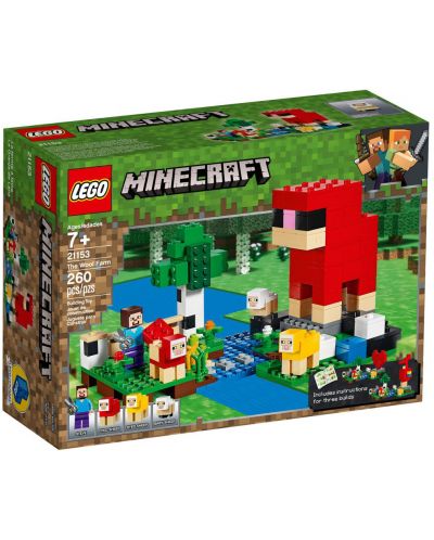 Конструктор Lego Minecraft - Фермата за вълна (21153) - 1
