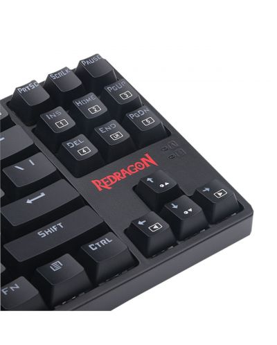 Механична клавиатура Redragon - Daksa K576R-BK, Brown, LED, черна - 4
