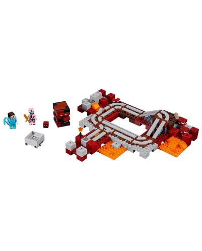 Конструктор Lego Minecraft – Влакът на Ада (21130) - 3