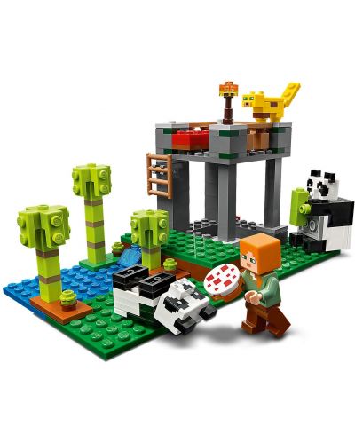 Конструктор LEGO Minecraft - Детска градина за панди (21158) - 3