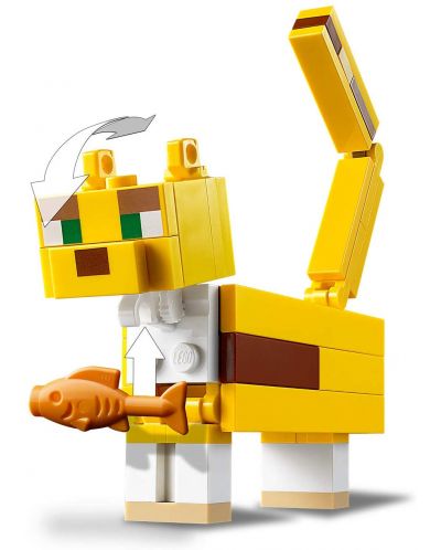 Конструктор Lego Minecraft - BigFig Creeper with Ocelot (21156) - 4