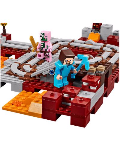 Конструктор Lego Minecraft – Влакът на Ада (21130) - 7