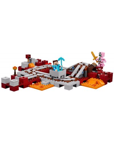 Конструктор Lego Minecraft – Влакът на Ада (21130) - 5