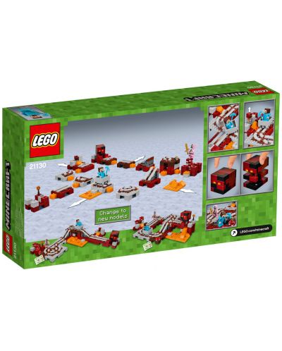 Конструктор Lego Minecraft – Влакът на Ада (21130) - 2