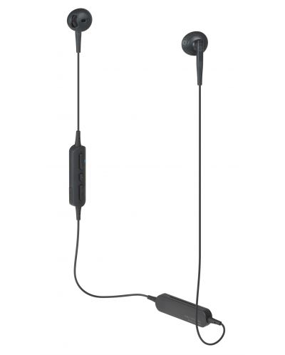 Безжични слушалки с микрофон Audio-Technica - ATH-C200BT, черни - 1