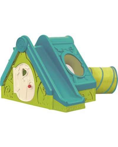 Детска къща за игра Keter Funtivity Playhouse - С пързалка
