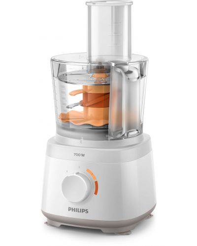 Кухненски робот Philips - HR7310, 700W, 2 степени, 2.1 l, бял - 4