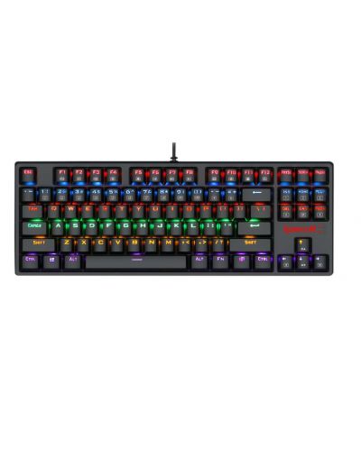 Механична клавиатура Redragon - Daksa K576R-BK, Brown, LED, черна - 1