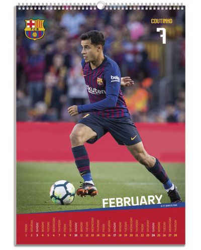 Стенен Календар Danilo 2019 - Barcelona - 2