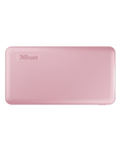 Портативна батерия Trust - Primo Ultra-thin, 10000 mAh, розова - 3