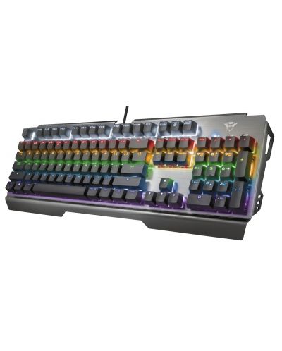 Механична клавиатура Trust GXT - 877 Scarr, GXT Red, LED, черна - 2