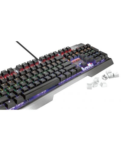 Механична клавиатура Trust GXT - 877 Scarr, GXT Red, LED, черна - 3
