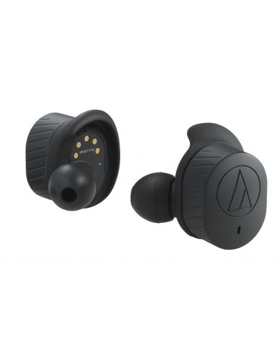 Спортни безжични слушалки Audio-Technica - ATH-SPORT7TW, черни - 1