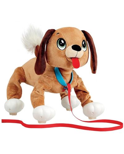 Играчка Peppy Pets - Домашен любимец за разходка, кученце - 1