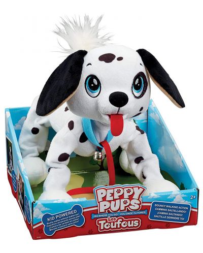 Играчка Peppy Pets - Домашен любимец за разходка. далматинец - 1