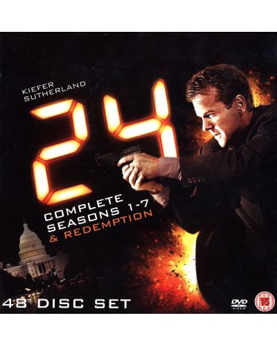 24: Seasons 1-7 and Redemption (DVD) - 48 disc set - 4