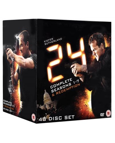 24: Seasons 1-7 and Redemption (DVD) - 48 disc set - 1