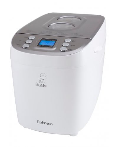 Хлебопекарна Rohnson - R-2098, 850W, 15 програми, бяла