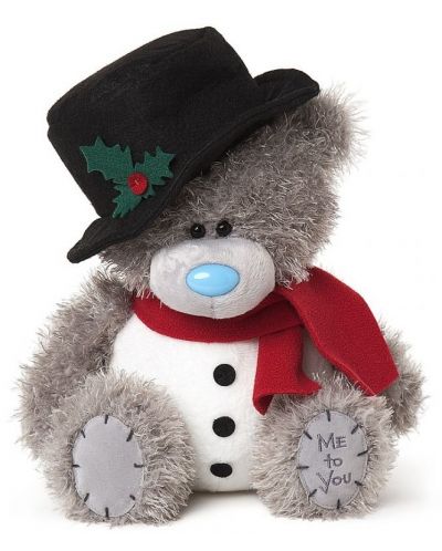 Плюшена играчка Me To You - Мече-снежен човек за Коледа - 1