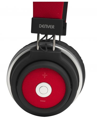 Безжични слушалки Denver - BTH-250, червени - 5