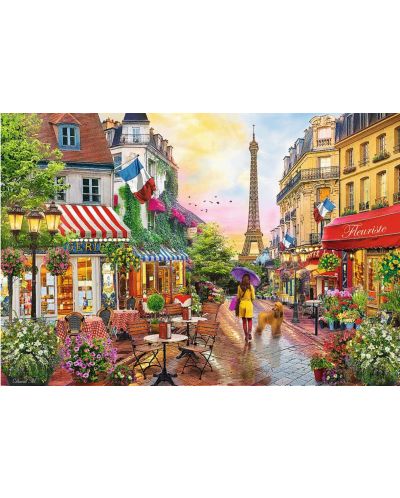 Пъзел Trefl от 1500 части - Очарованието на Париж, Дейвид Маклийн - 2