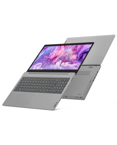 Лаптоп Lenovo - IdeaPad 3, 15.6", FHD, 256GB, черен - 3