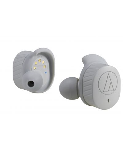 Спортни безжични слушалки Audio-Technica - ATH-SPORT7TW, сиви - 1