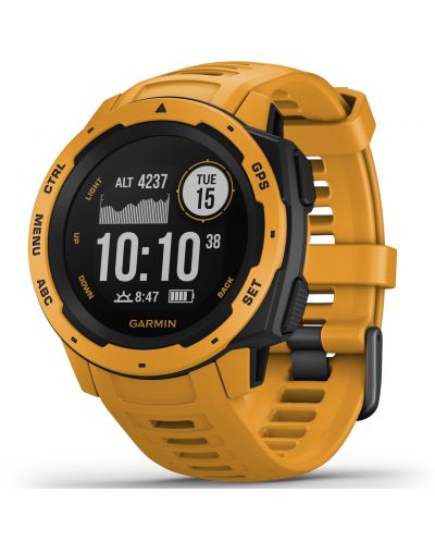 Смарт часовник Garmin - Instinct, 23mm, оранжев - 1
