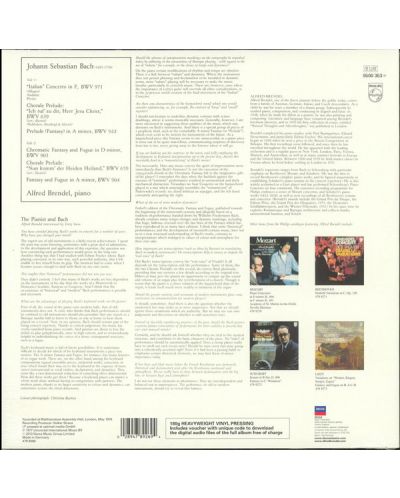 Alfred Brendel - Bach, J.S.: Italian Concerto; Chromatic Fantasy & Fugue etc (Vinyl) - 2