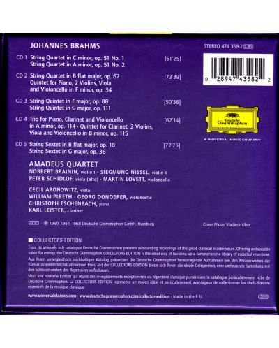Amadeus Quartet - Brahms: Complete String Quartets, Quintets & Sextets (CD) - 2
