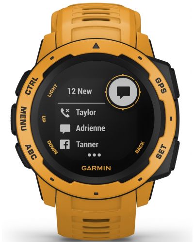 Смарт часовник Garmin - Instinct, 23mm, оранжев - 2