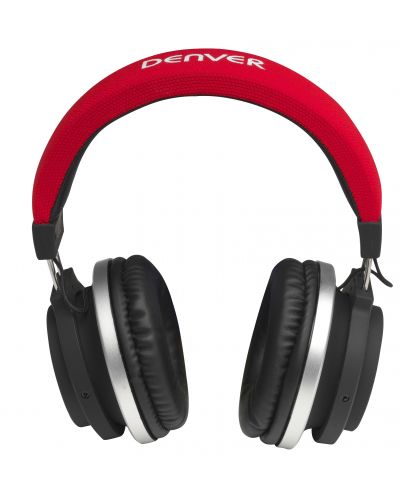 Безжични слушалки Denver - BTH-250, червени - 4