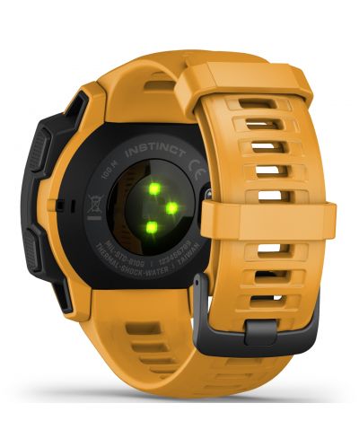 Смарт часовник Garmin - Instinct, 23mm, оранжев - 3