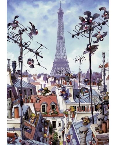 Пъзел Heye от 1000 части - Айфеловата кула, Жан-Жак Луп - 2