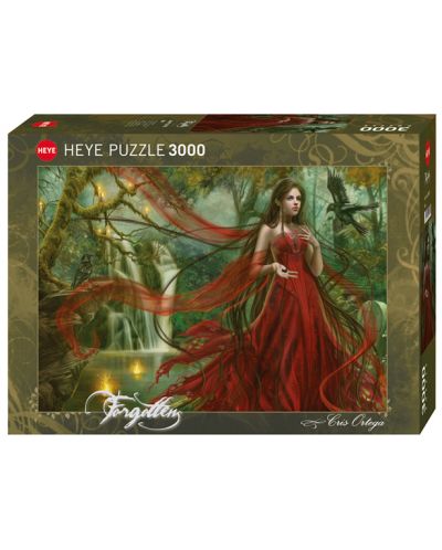 Пъзел Heye от 3000 части - Червено, Крис Ортега