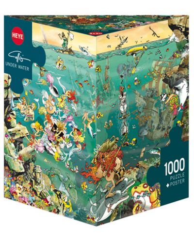 Пъзел Heye от 1000 части - Под водата, Джузепе Калигаро