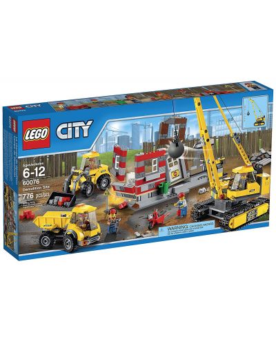 Конструктор Lego City - Разрушаване на сграда (60076) - 1