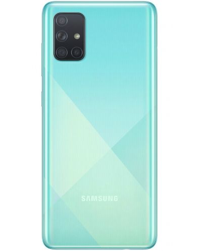 Смартфон Samsung Galaxy A71 - 6.7, 128GB, син - 3