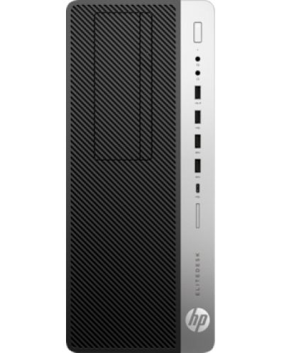 Настолен компютър HP EliteDesk - 800 G5 TWR, черен - 1