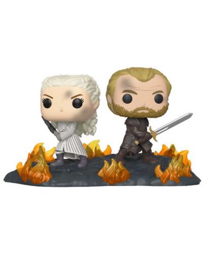 Комплект фигури Funko POP! Television: Game of Thrones - Daenerys & Jorah - 1