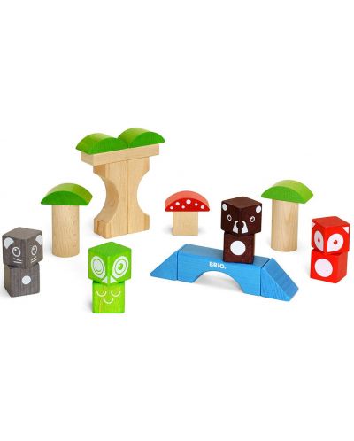 Кубчета за игра Brio - Горски животни - 3