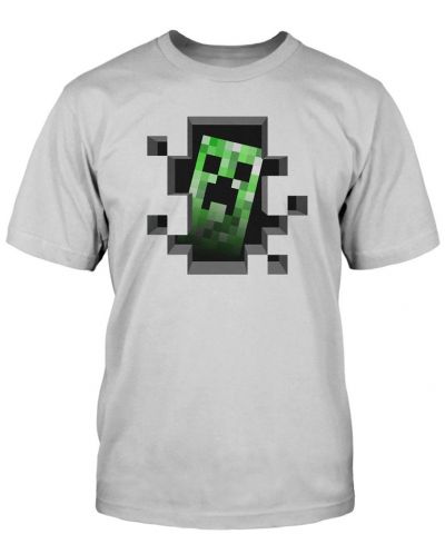 Тениска Jinx Minecraft - Creeper Inside - 1