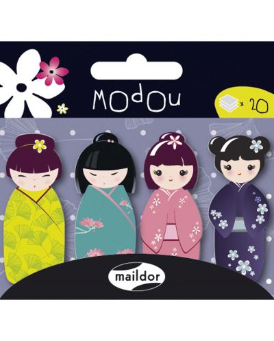 Самозалепващи се листчета Maildor Modou - Гейши, 4 x 20 броя