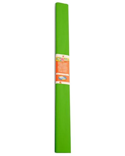 Опаковъчна хартия Maildor - Зелена, 250 x 50 cm, 40% креп - 1