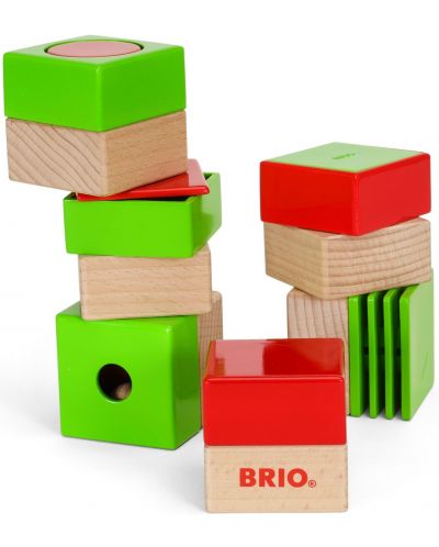 Кубчета за игра Brio - Sensory Blocks - 3